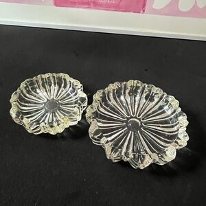 Vintage Hazel Atlas co ashtrays two